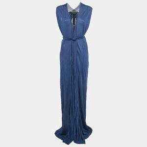 Roland Mouret Deep Blue Maxi Dress